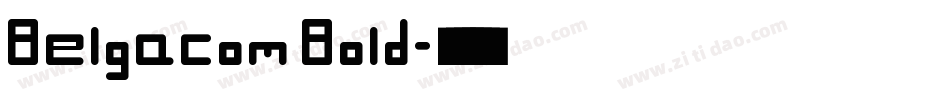 Belgacom Bold字体转换